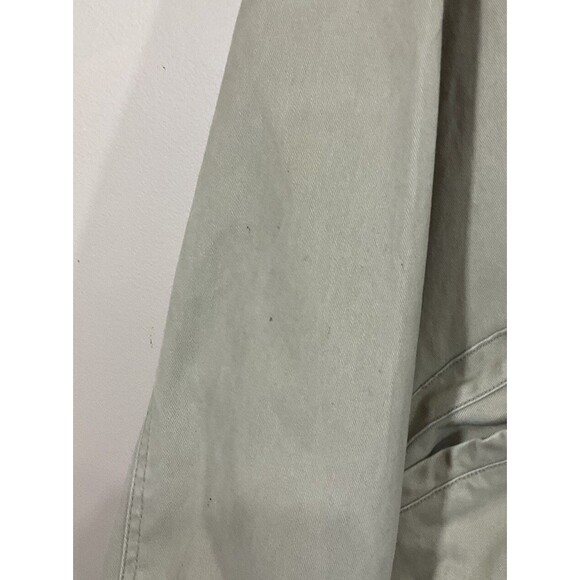 VTG St Johns Bay Mens Leather Collar Barn Chore Coat XL Beige 90s Outdoors - Picture 8 of 11